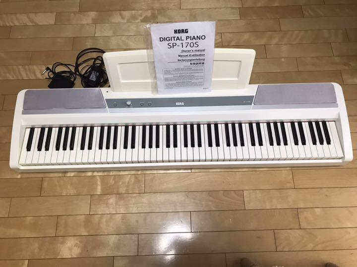 電子ピアノ KORG SP-170WH 最大81%OFFクーポン 特価限定 2010年製 KORG コルグ SP-170S 電子ピアノ 鍵盤楽器