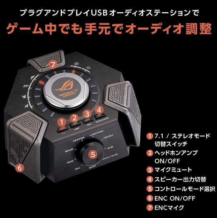 ASUS ROG Centurion(ROG7.1)ゲーミングヘッドセット