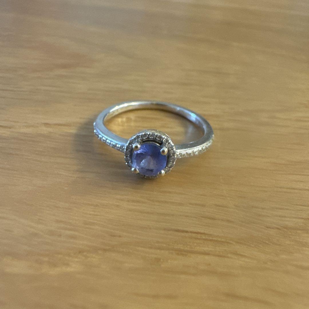 【9号中古リング】 タンザナイト ダイヤモンド