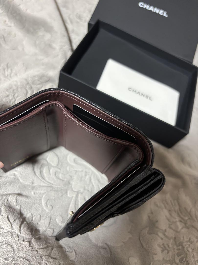 【王道】CHANEL 25ss 財布 三つ折り財布 CHANEL【新品】三つ折り財布