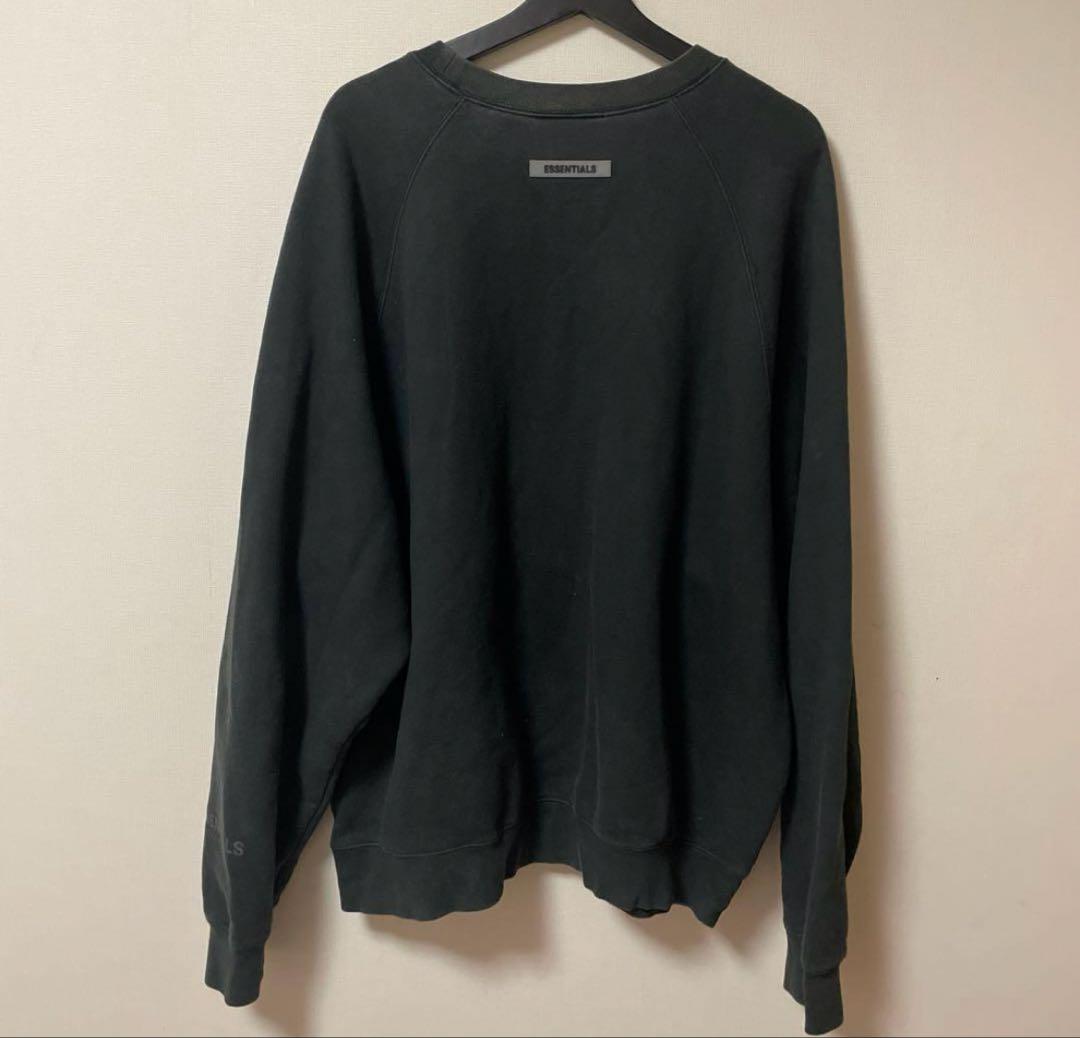 ESSENTIALS FEAR OF GOD ブラック トレーナー L