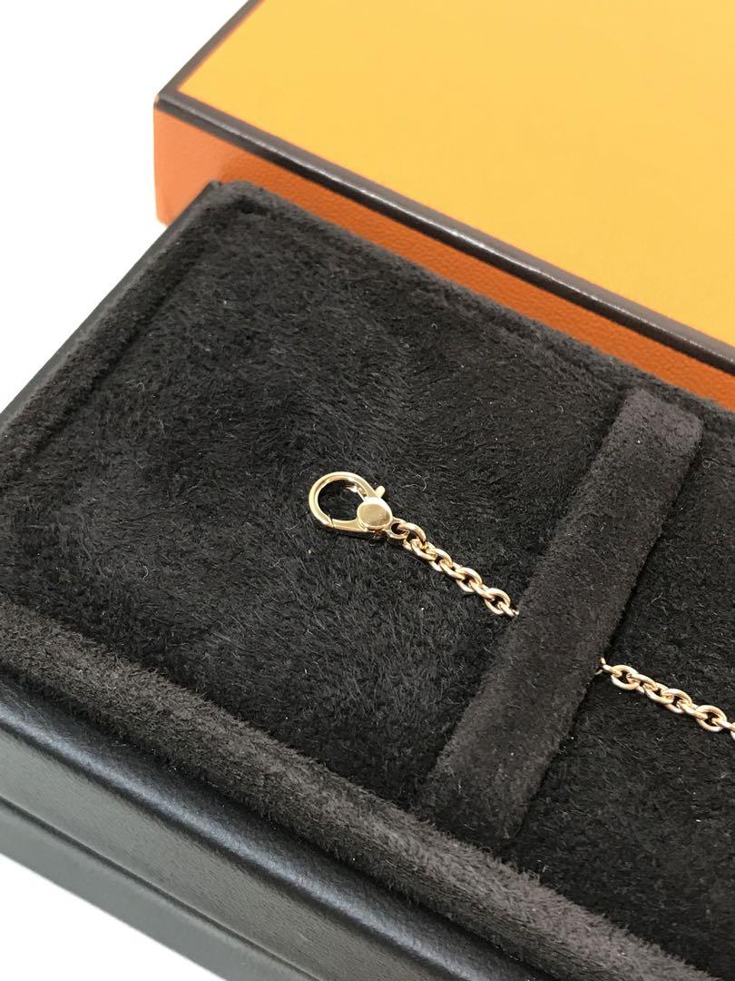 未使用 HERMES エルメス ブレスレット 《フィネス》ST ピンクゴールド