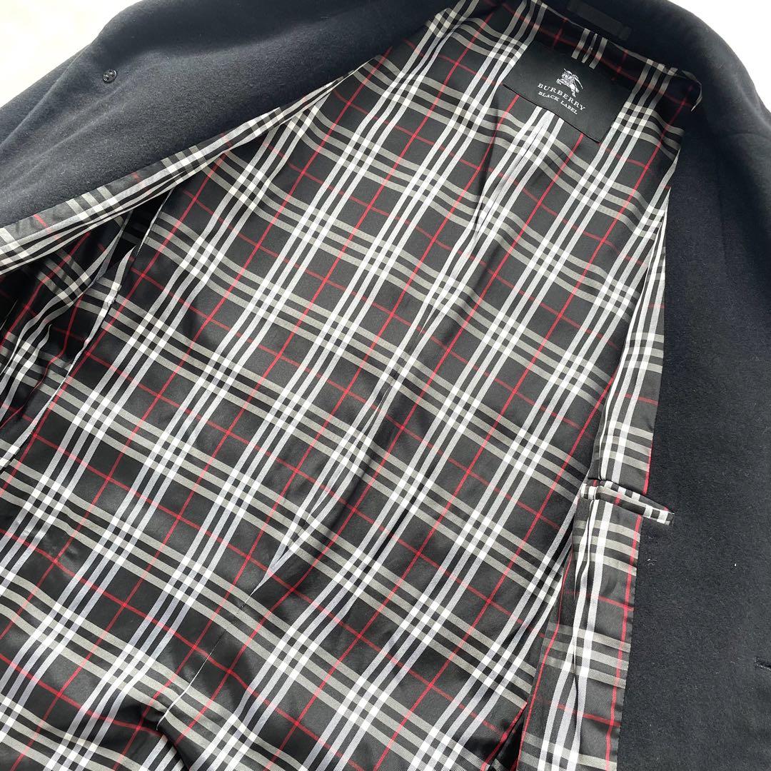 【美品】BURBERRY BLACK LABEL アンゴラ100% コート