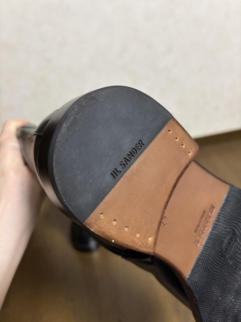 jil sander サイドジップブーツ　ブラック