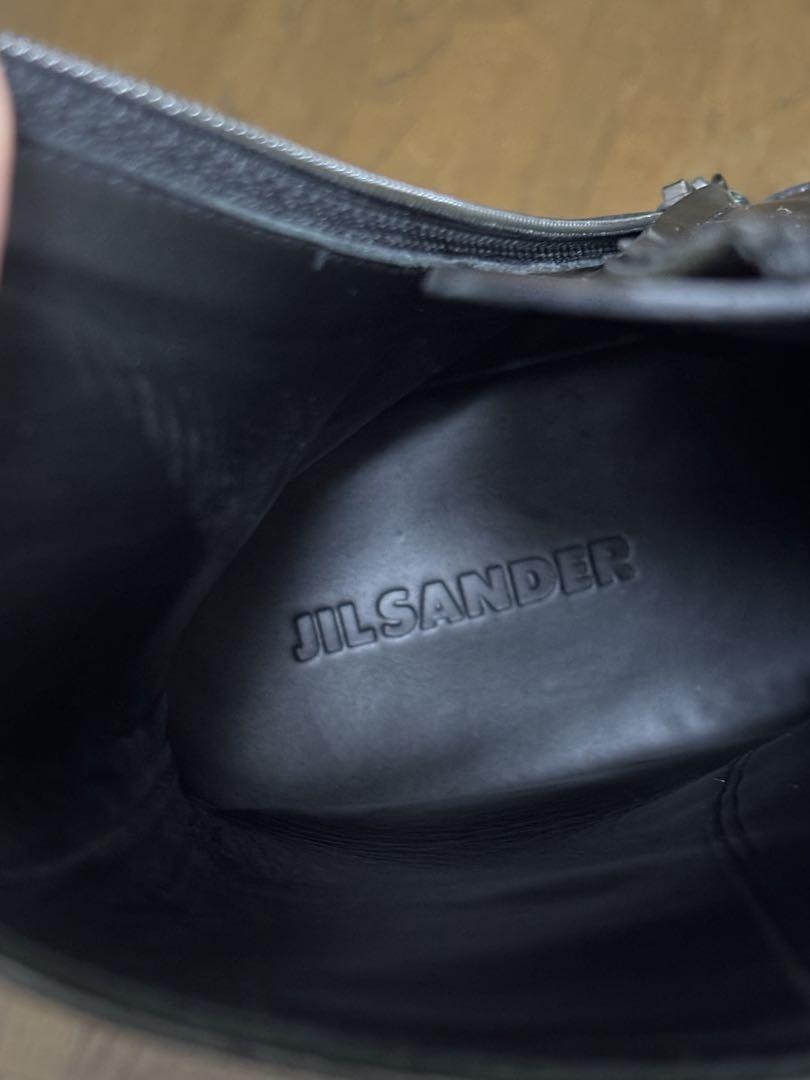 jil sander サイドジップブーツ　ブラック
