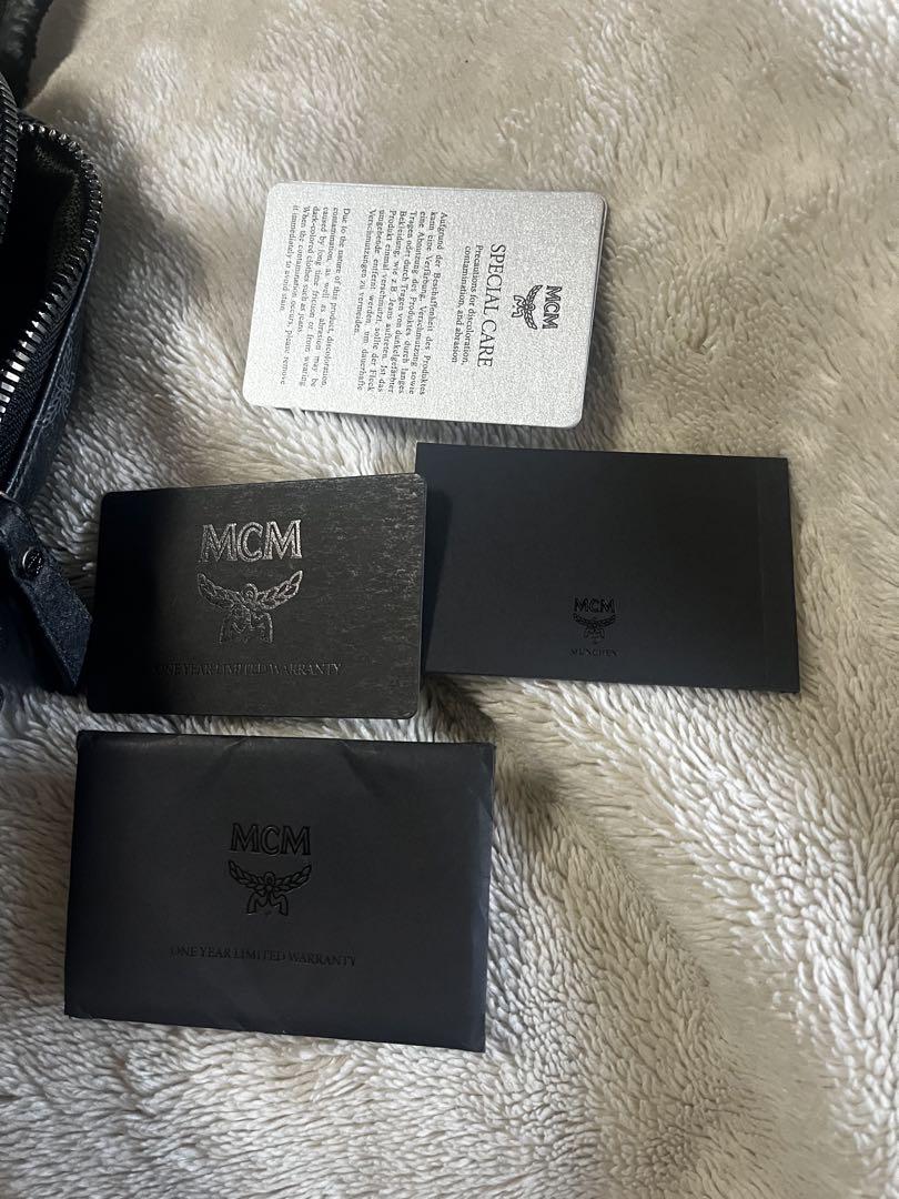 【正規品】【証明書付】MCM ブラック リュック