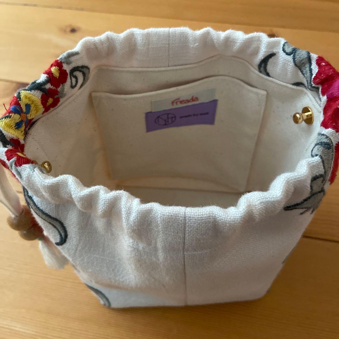 NUIT×Freada コラボ 巾着バッグ ショルダーバッグ NUIT×Freada コラボ 巾着バッグ ショルダーバッグ