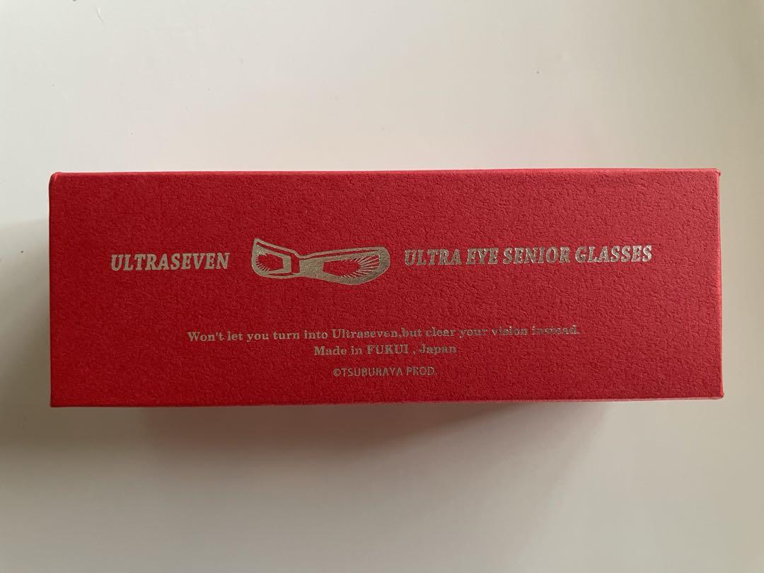 ウルトラセブン SENIOR GLASSES レッド 限定ストラップ付き