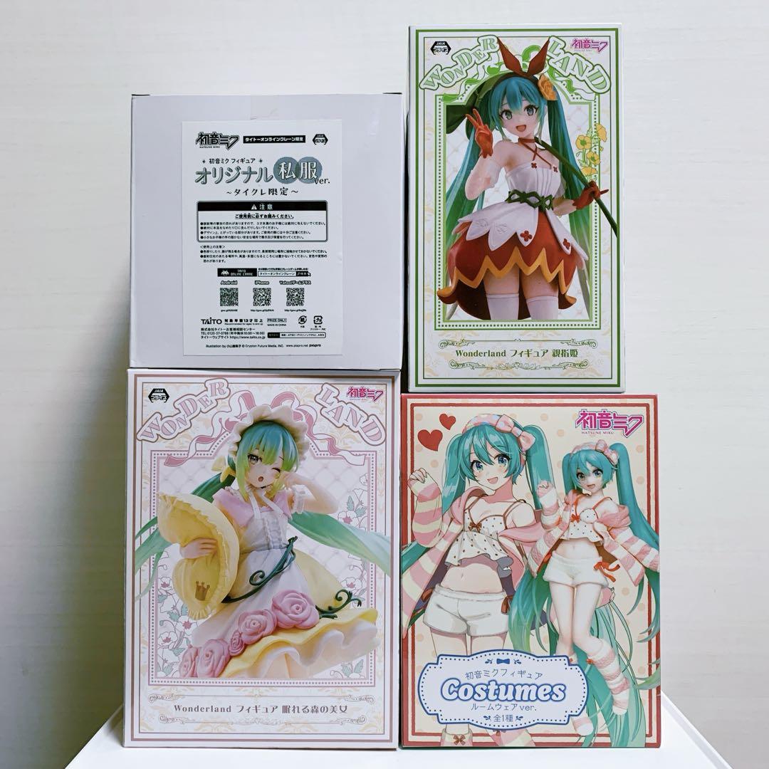 初音ミク　フィギュア　まとめ売り　長靴　眠れる　親指姫　マーメイド　18体セット 中古】【未開封】【セット】初音ミクAMPシリーズフィギュア 6体