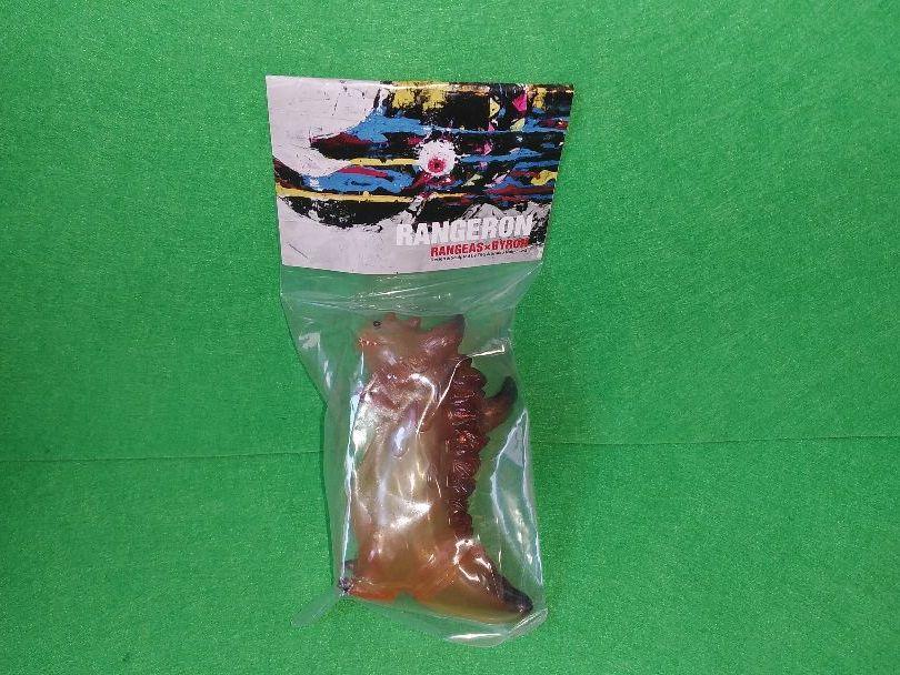 ランジロン 山椒魚 琥珀 クリアブラウン ソフビ sofvi デザインソフビ