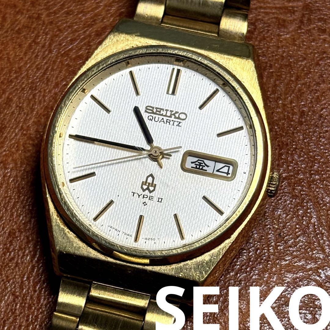 A103 希少 稼動品 SEIKO TYPE2 70年代ヴィンテージ