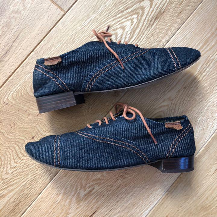 repetto レペット シューズ レディース レースアップシューズ デニム repetto レペット シューズ レディース レースアップシューズ デニム
