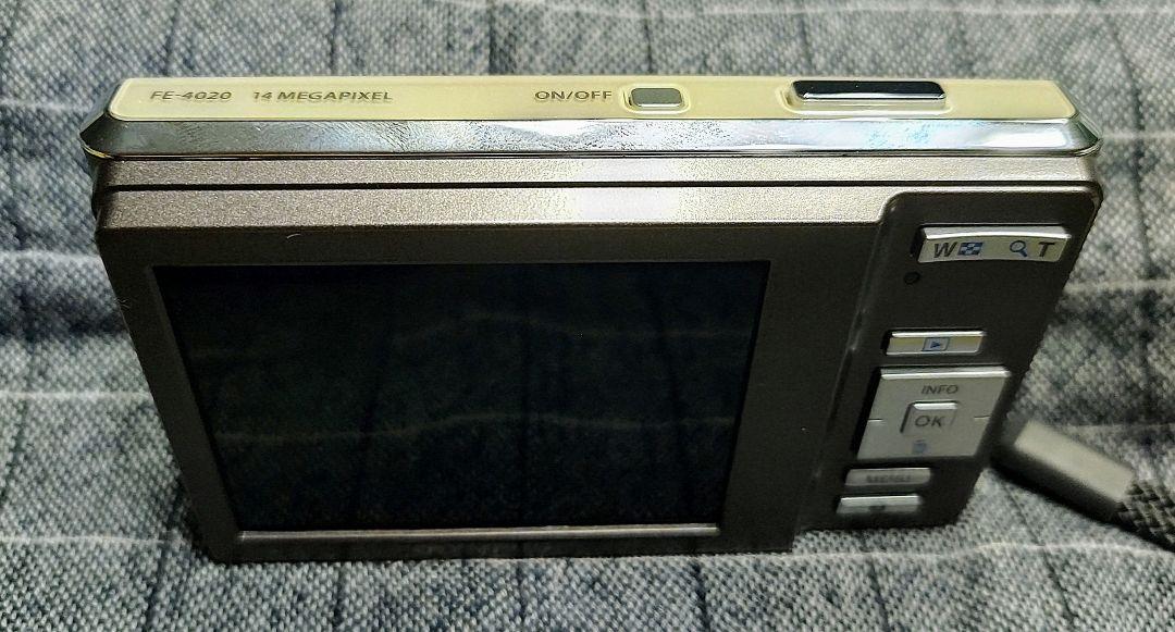 【美品】OLYMPUS FE-4020 コンパクトデジタルカメラ フルセット