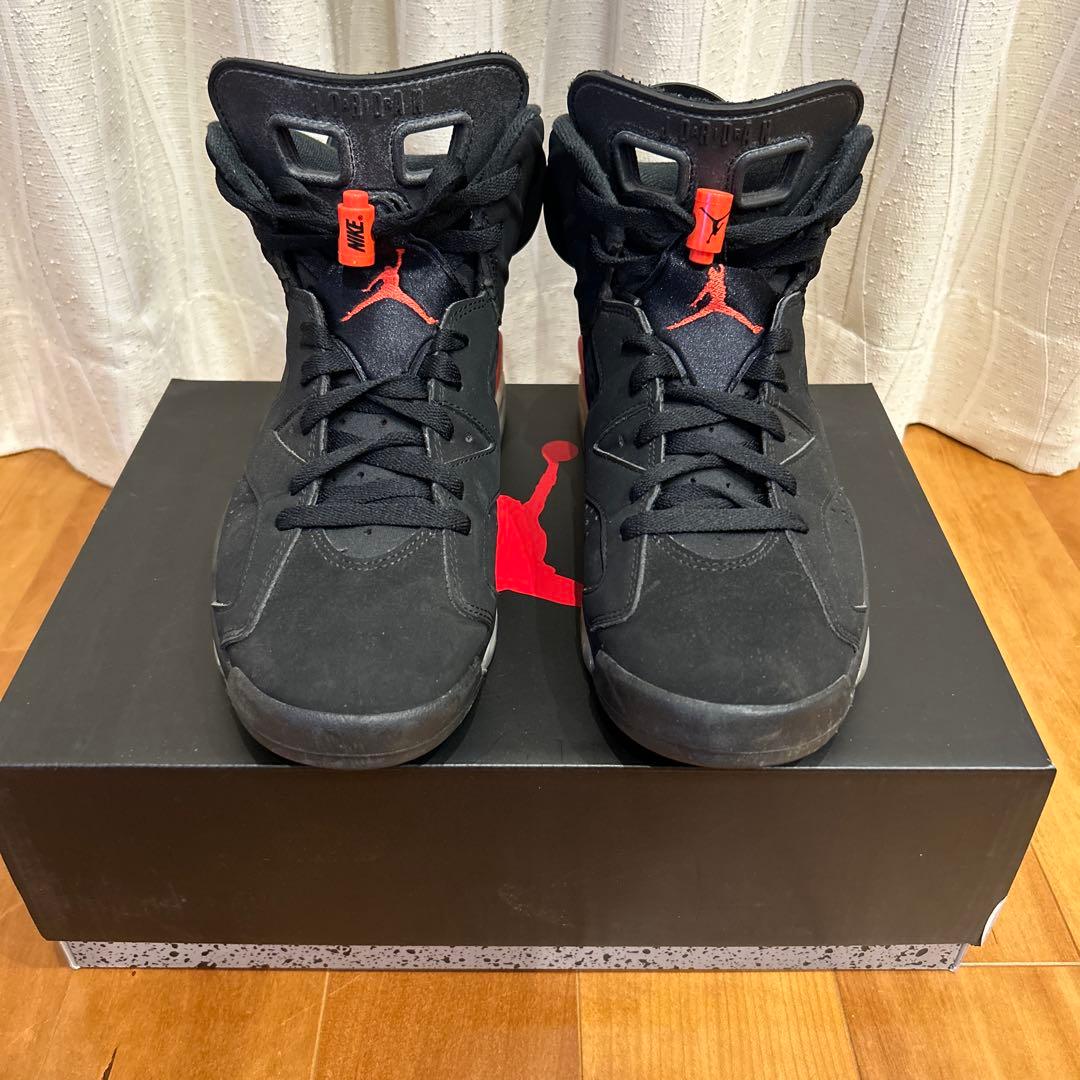 エアジョーダン6レトロ 8.5 ブラック/インフラレッド26.5 NIKEナイキ