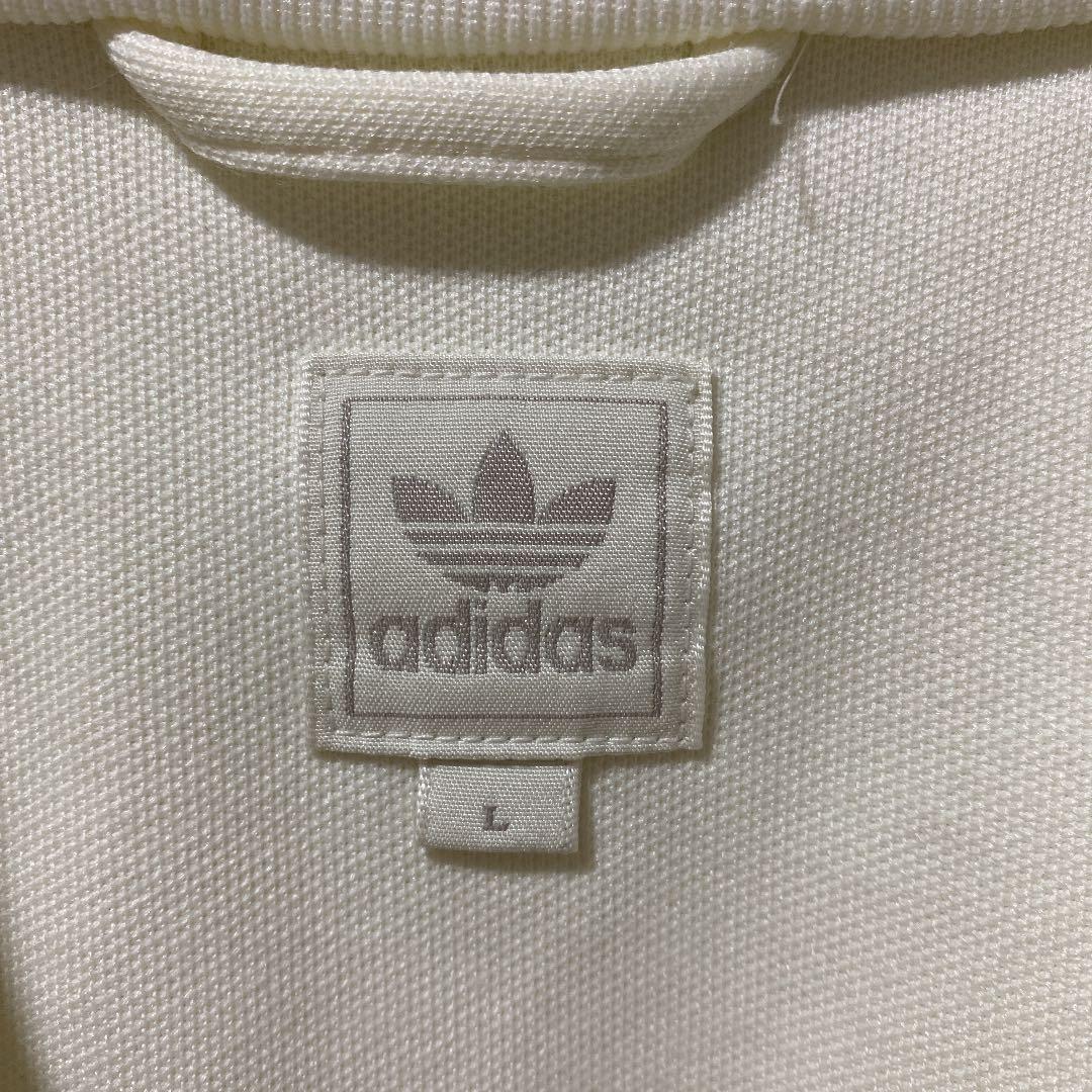 国産超激安 adidas ジャージ 白×赤 ホワイト 9jE3s-m55109032408 90s トラックジャケット 限定20%OFF