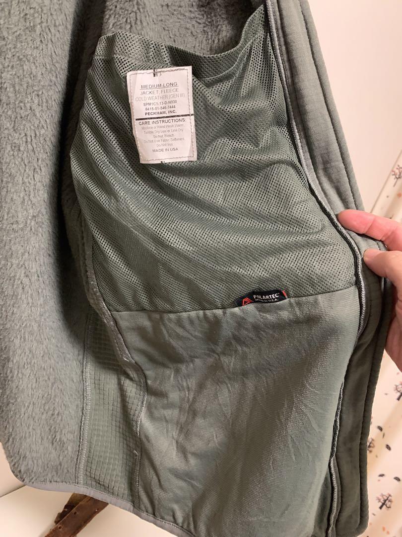 【美品】 US ARMY ecwcs gen3 フリース Ｍ-L フォリッジ