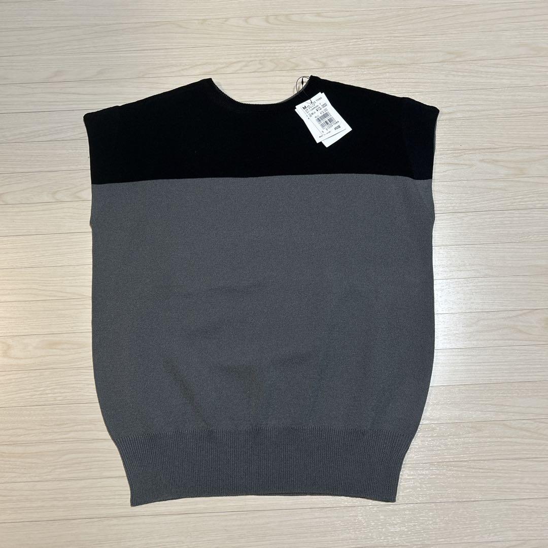 【定価12,000円】ラシュッド ノースリーブニット ブラック ヤマダヤ M