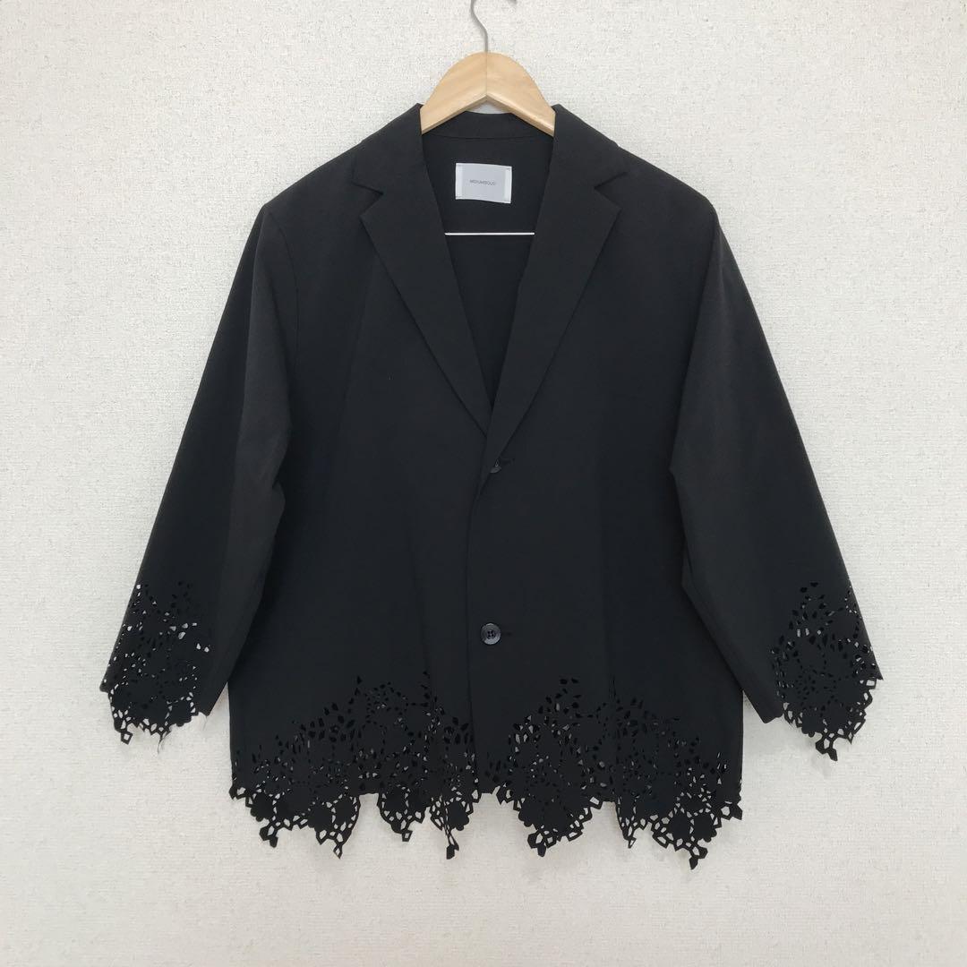 MIDIUMISOLID ミディウミソリッド カットレース ジャケット