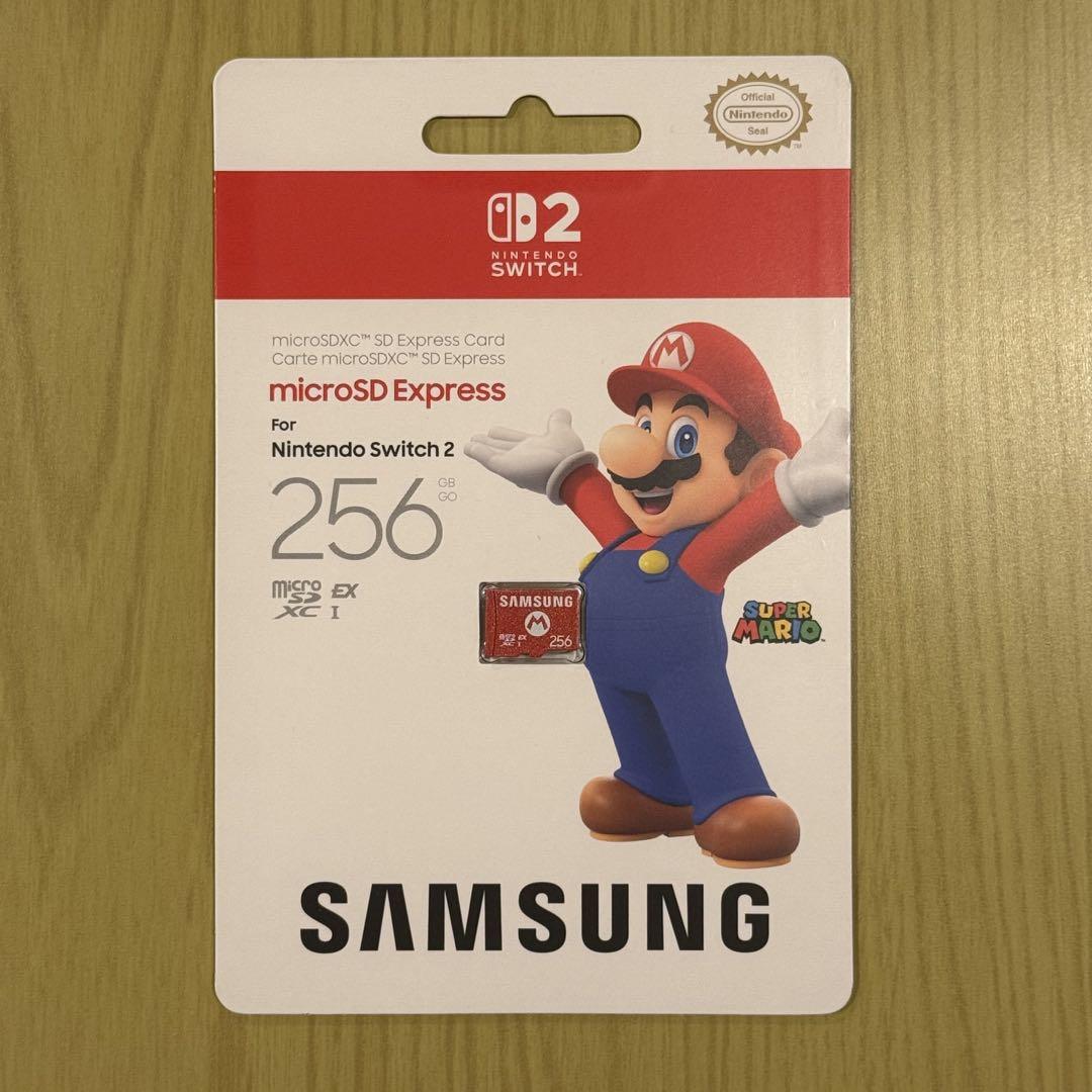 Switch2 SAMSUNG SDカード microSD 256GBMicroSDメモリーカード