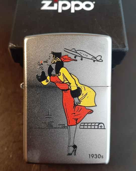 激レア!ZIPPO ジッポー ウィンディ Windy 1930s イエローコート
