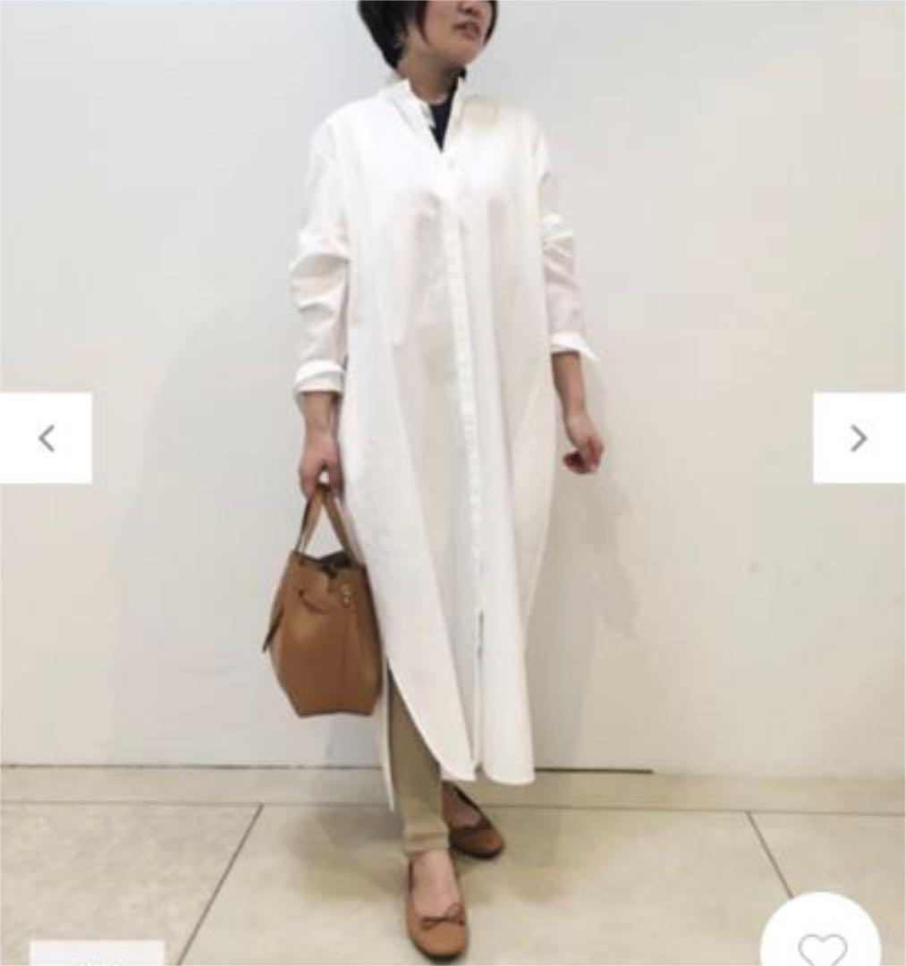 8505円 【売り切り御免!】 新品タグ付き 23区 ロングシャツワンピース ベルト付 中村アン着用 長袖 白 8505円 【売り切り御免!】 新品タグ付き 23区 ロングシャツワンピース ベルト付 中村アン着用 長袖 白