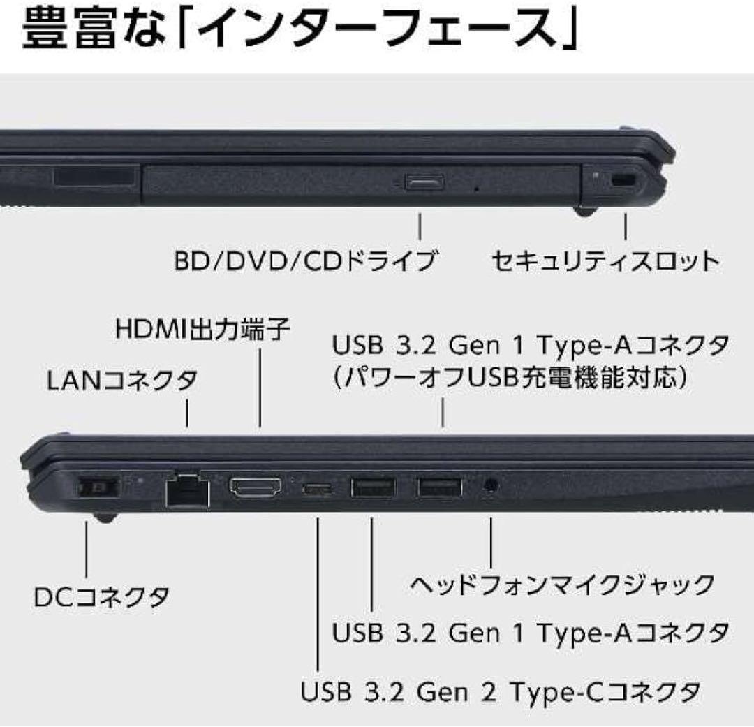 美品NECLaVie N1585/CAL(新品 M.2 NVMeSSD1TB )