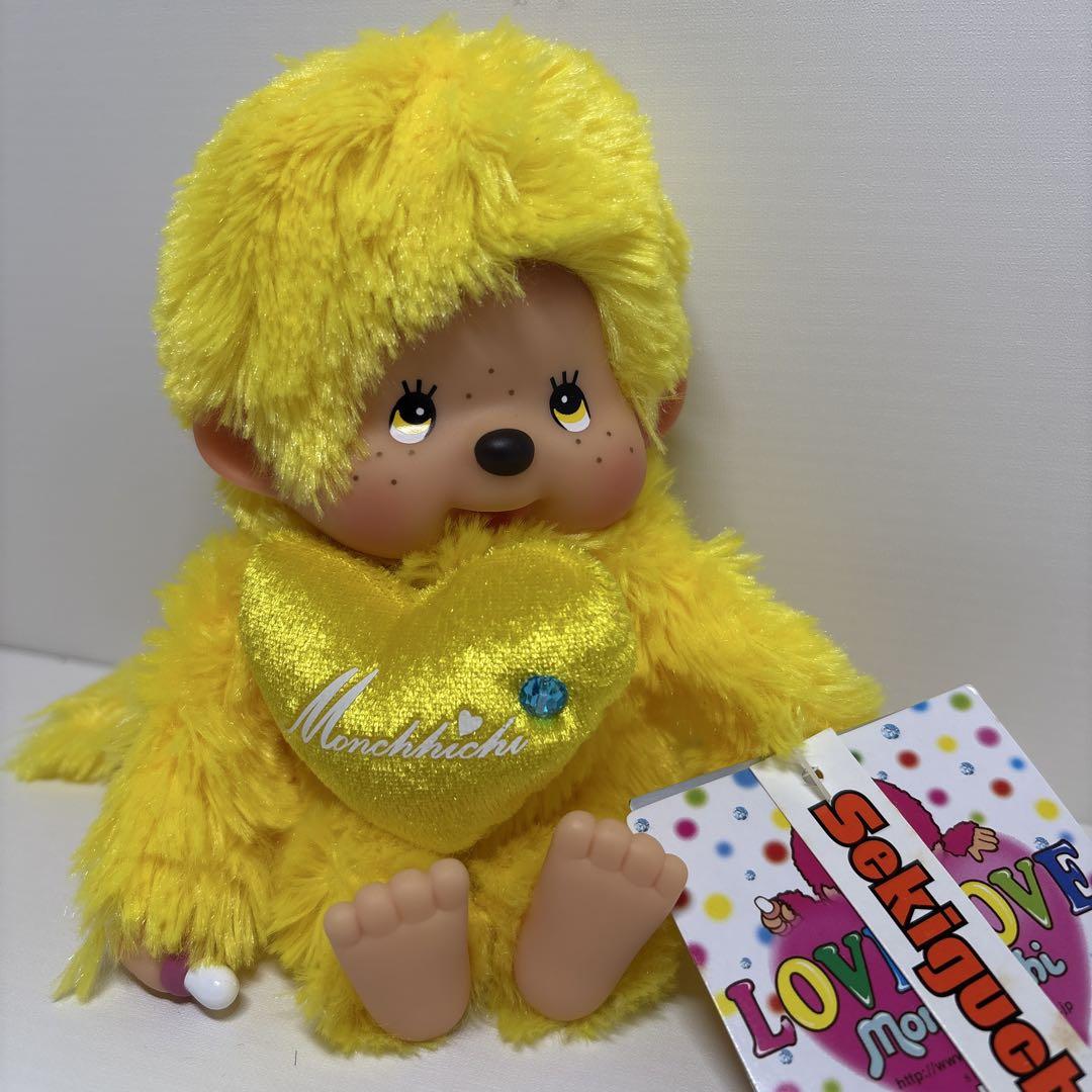新品 2010年発売 LOVE LOVE イエロー モンチッチ 0484