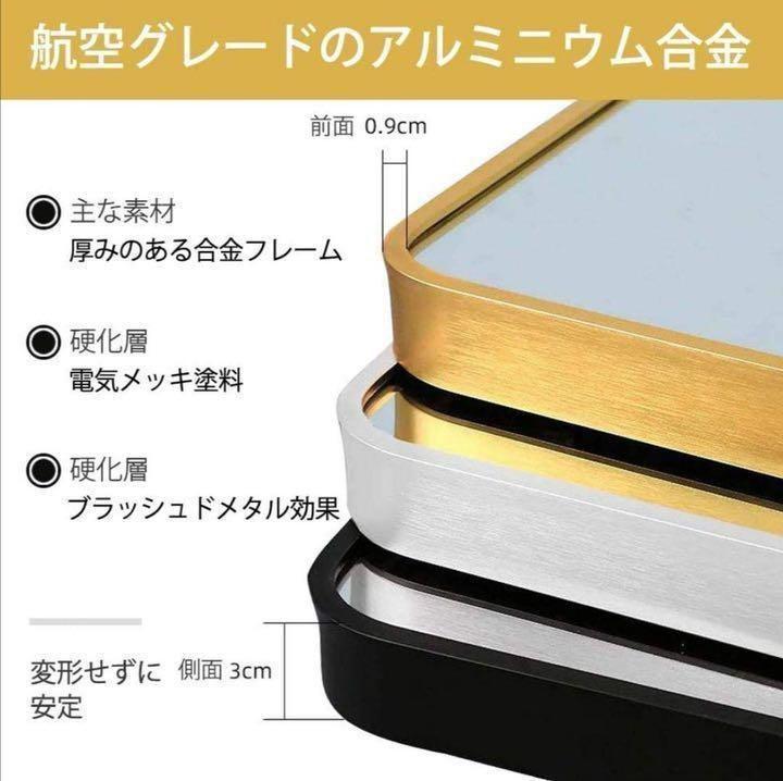 特価大得価 全身鏡 スタンドミラー 姿見鏡 165cm*60cm アルミ合金フレーム 黒 HDlkL-m55118785311 定番お得