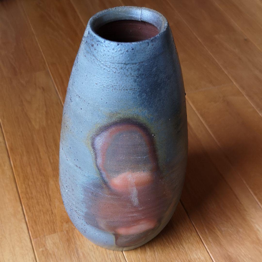 備前焼　花瓶 備前焼 花瓶 壺 稗田茂硫先生