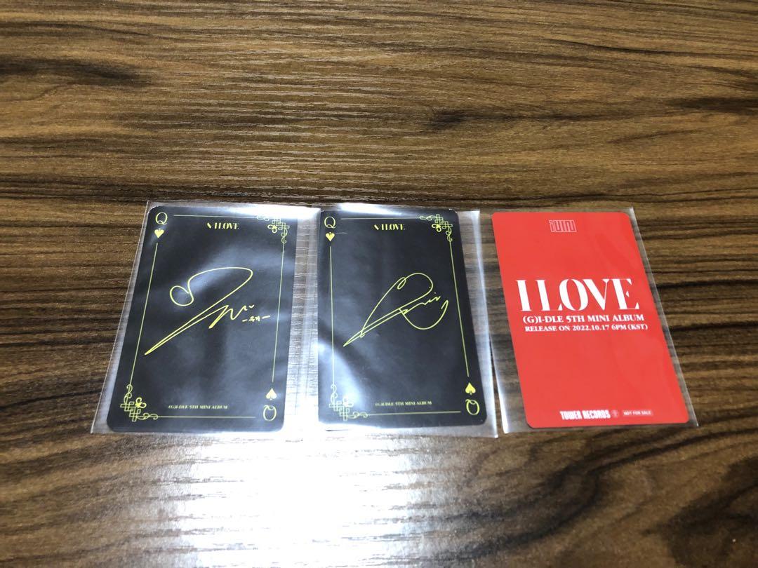 G)I-DLE アルバム l love 封入トレカ タワレコ特典 - メルカリ