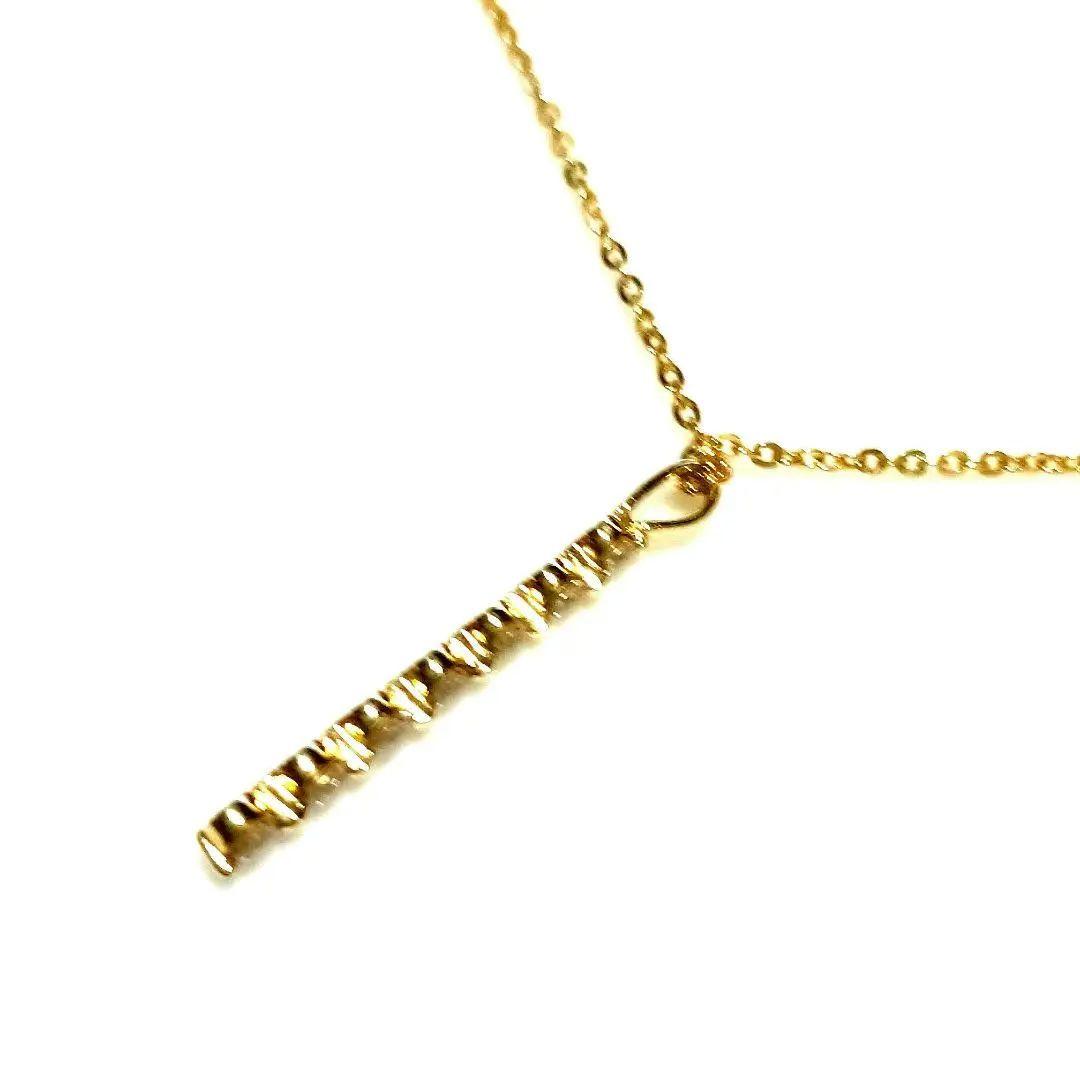 金K18YG.ILINEペンダントリトップ