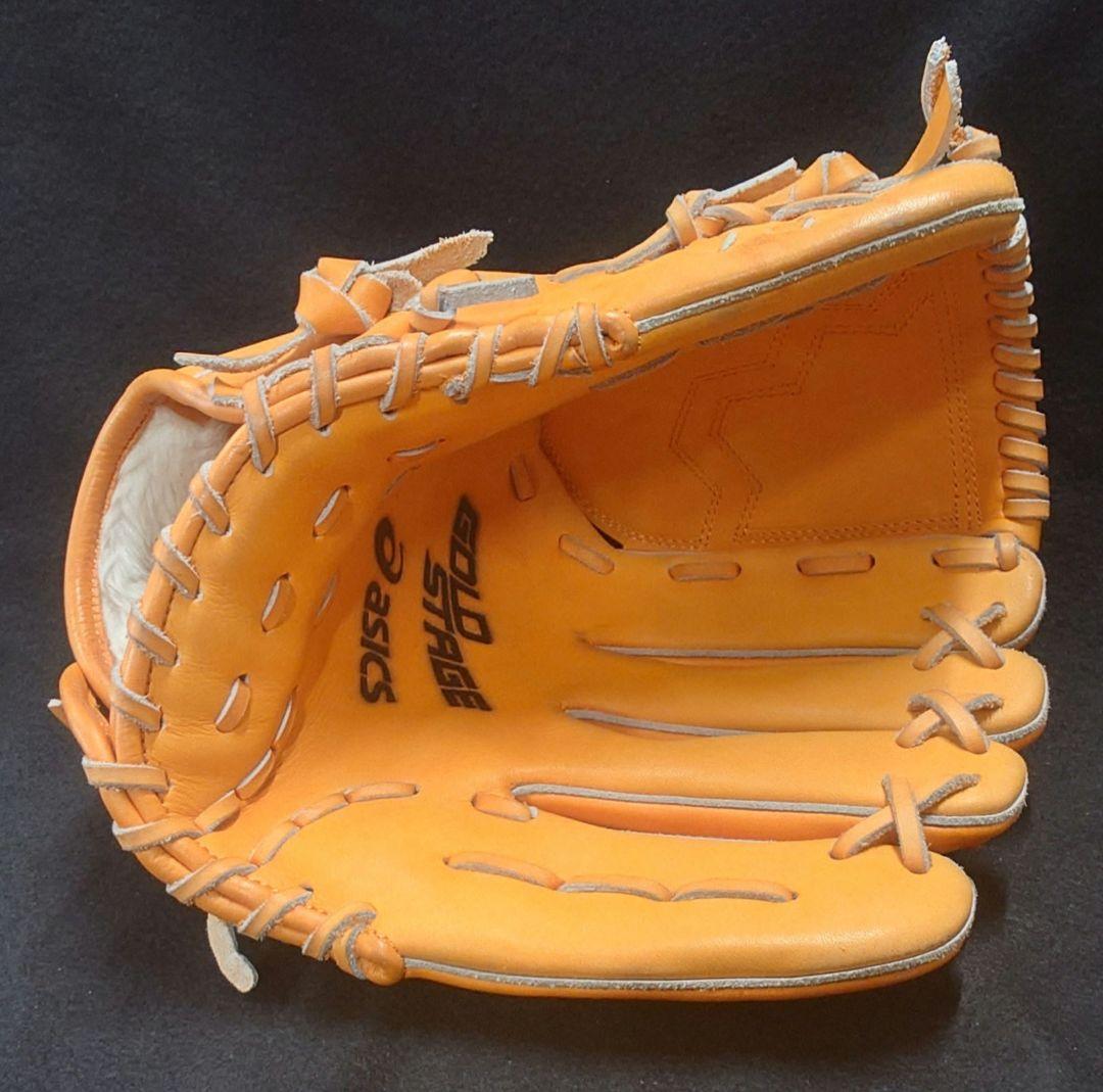 中古》asics軟式投手用グラブゴールドステージロイヤルロード 中古》asics軟式投手用グラブゴールドステージロイヤルロード