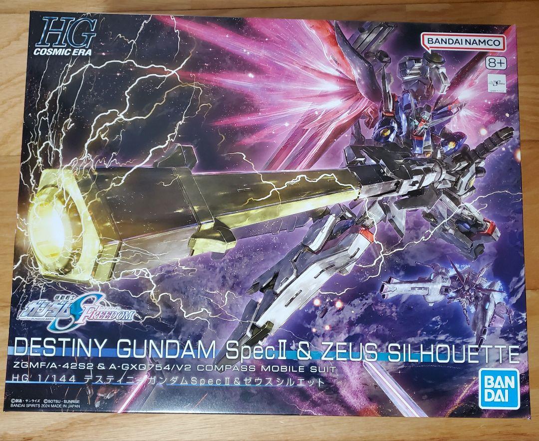新品未開封 HG デスティニーガンダム SpecII&ゼウスシルエット