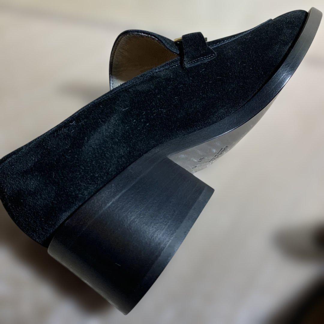 美品　GUCCI ヒール5cm スエード ローファー サイズ37