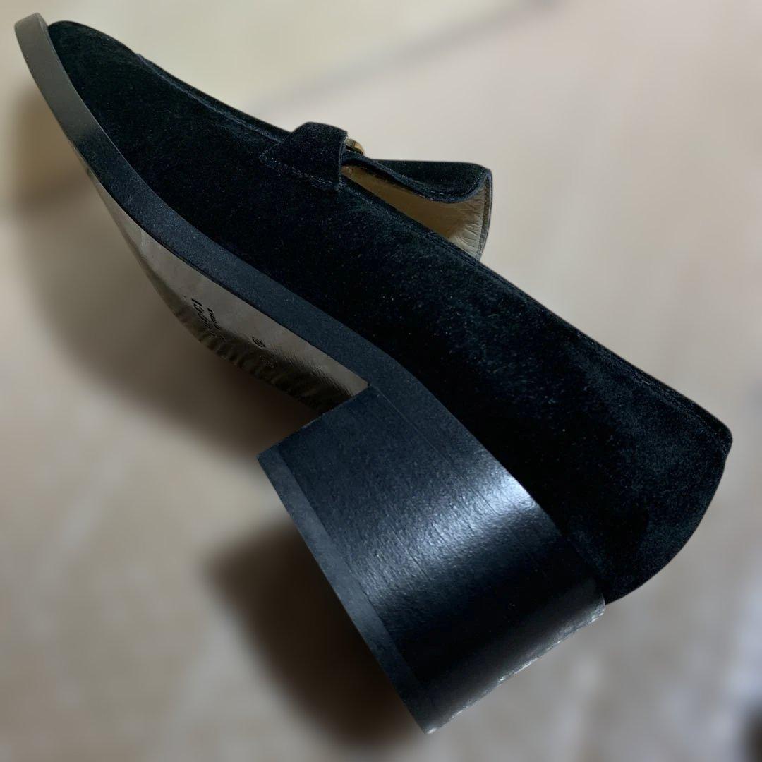 美品　GUCCI ヒール5cm スエード ローファー サイズ37