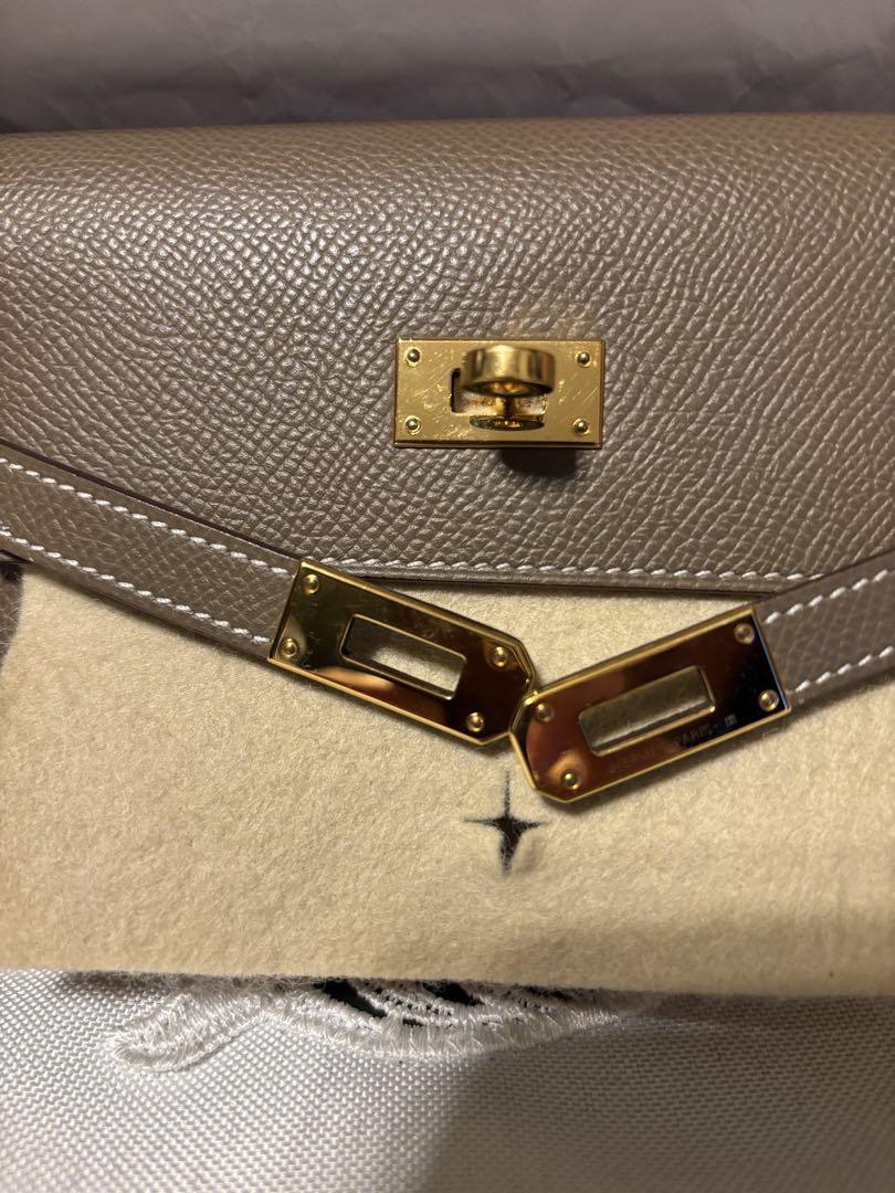 極美品]エルメス ケリーゴールド金具 ミディアム ウォレット
