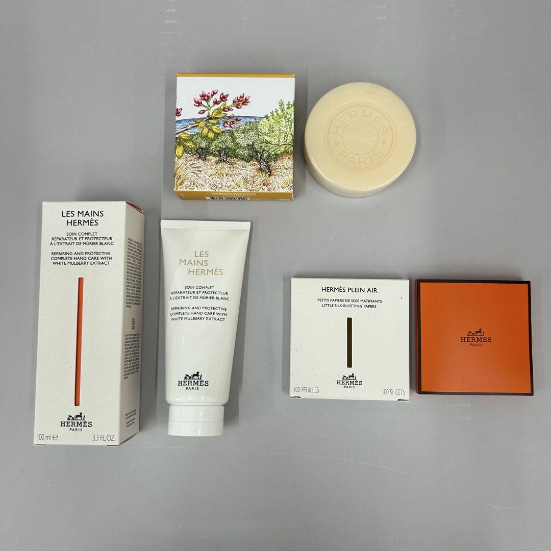 エルメス ハンドクリーム ソープ あぶらとり紙 ギフト ボックス 新品 未使用