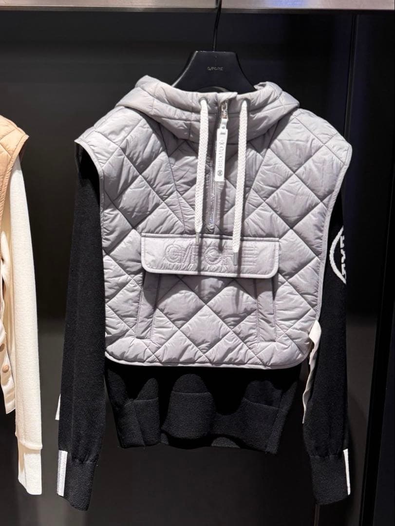 ジーフォアG FOREゴルフレディースアウター ダウンベストS