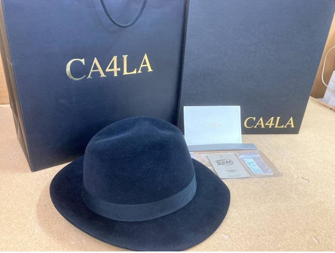 ☆新品未使用品箱タグ付☆　CA4LA×tesi（カシラ×テシ)テンガロンハット