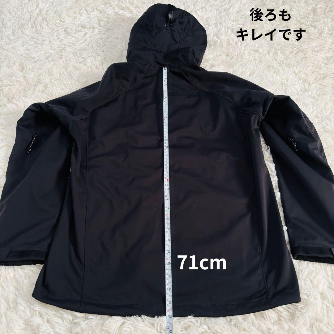 未着用　モンベル　クリマバリア　パーカ　防風　保温　冬　雪　登山　スキー　黒　Ｍ