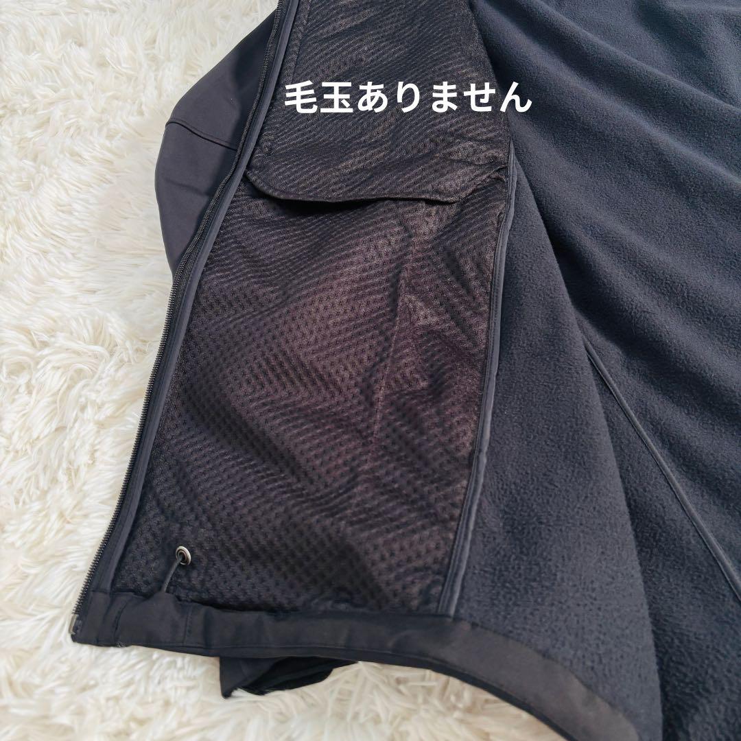 未着用　モンベル　クリマバリア　パーカ　防風　保温　冬　雪　登山　スキー　黒　Ｍ