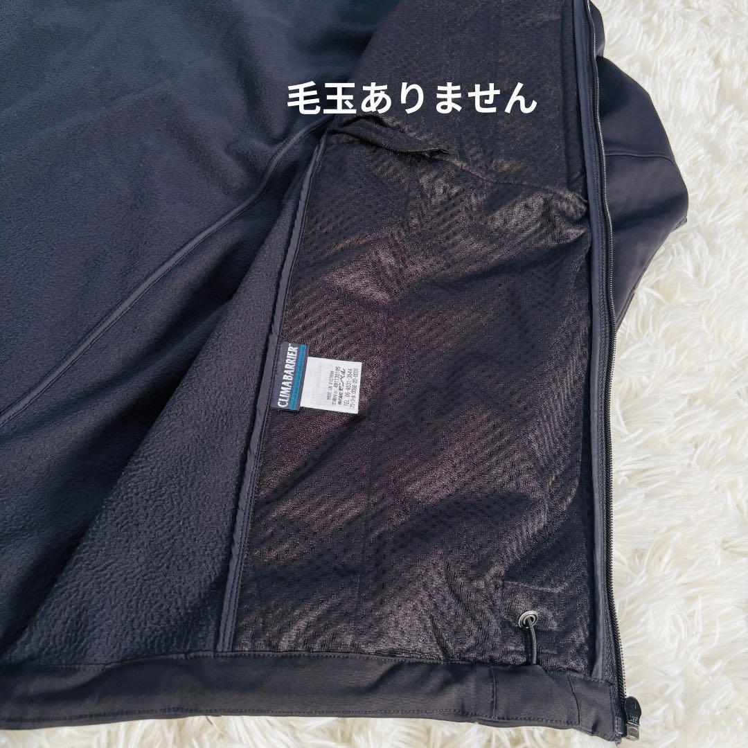 未着用　モンベル　クリマバリア　パーカ　防風　保温　冬　雪　登山　スキー　黒　Ｍ