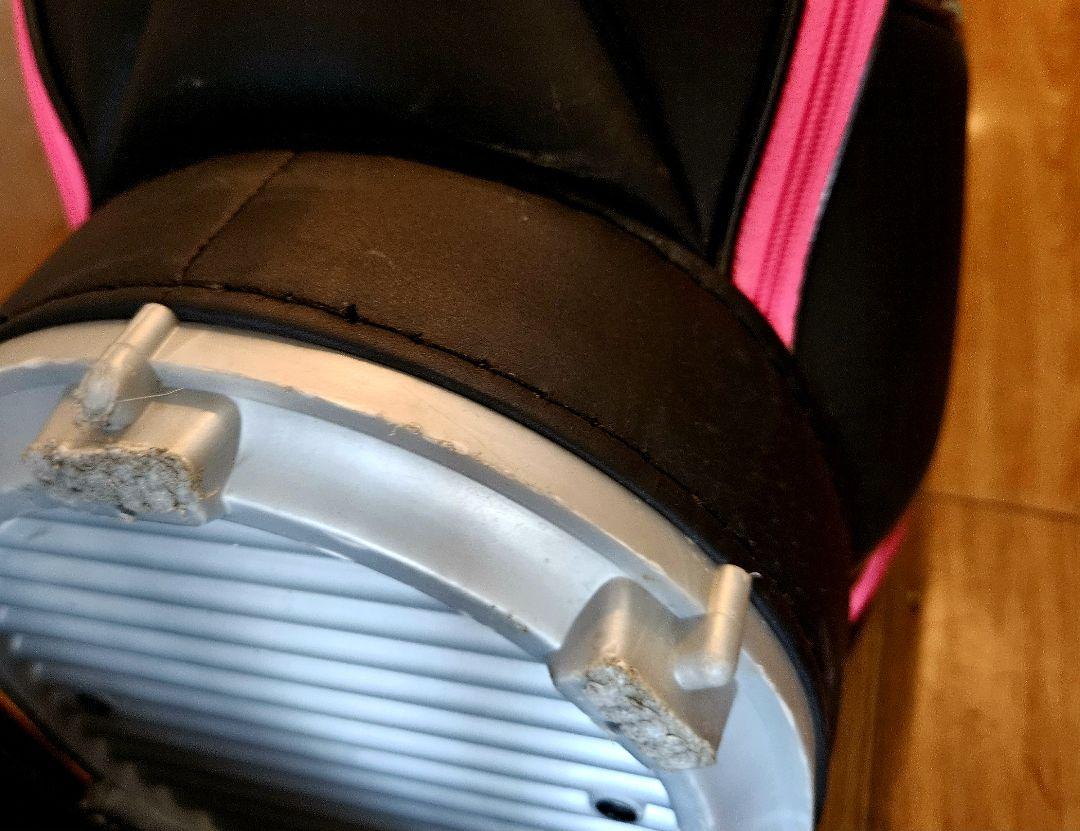 送料無料/美品 ツアーステージTourStag高級キャディーBLACKxPink