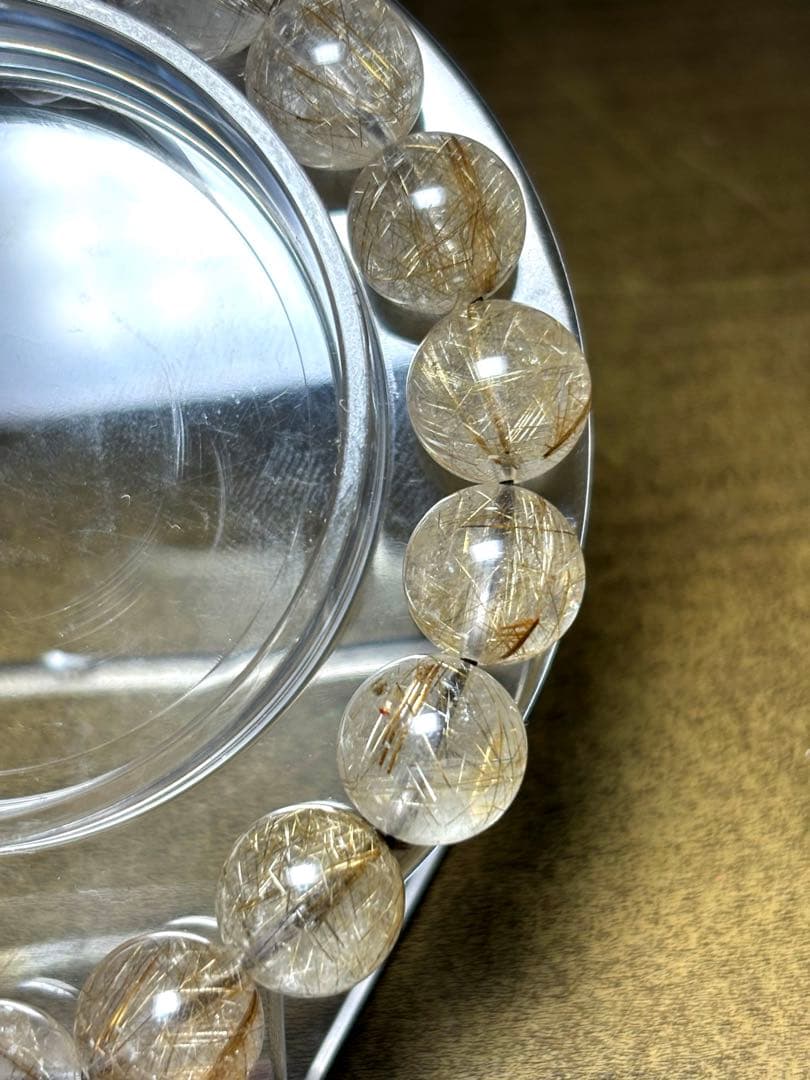 シルバールチルクォーツブレス約10.7㎜