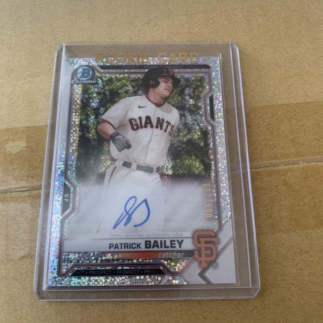 Bowman mlb auto Patrick Bailey RC /299