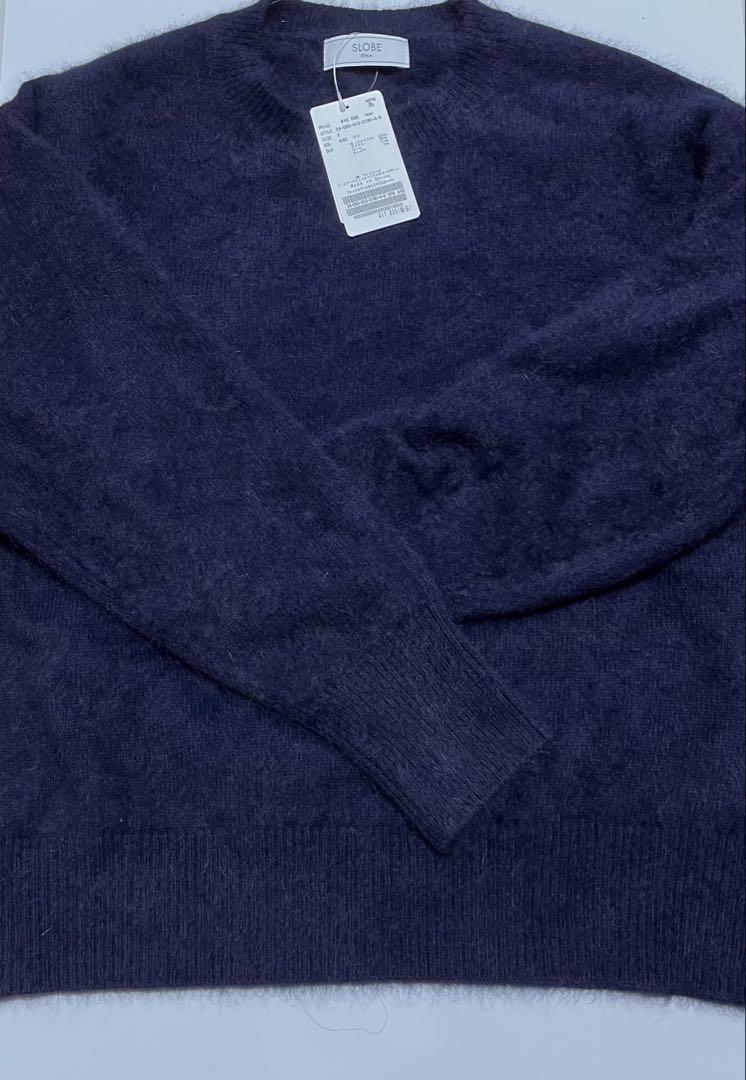 SLOBE IENA フォックスウールカシミヤプルオーバー