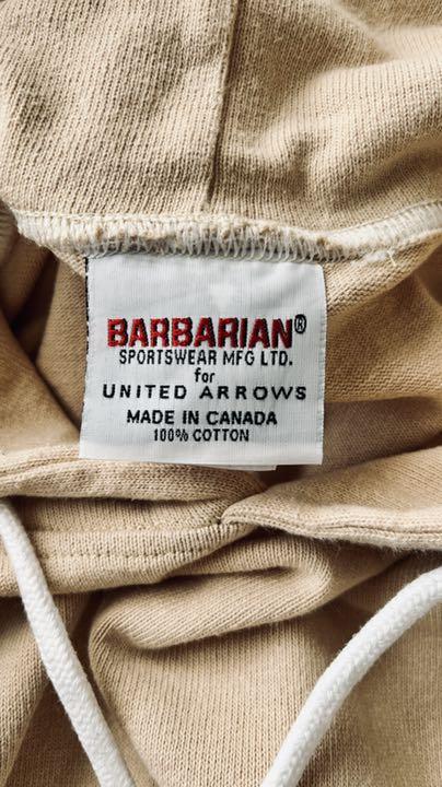 100%新品 Barbarian ユナイテッドアローズ別注プルオーバーパーカー xc53Y-m55136331141 バーバリアン 新作在庫あ