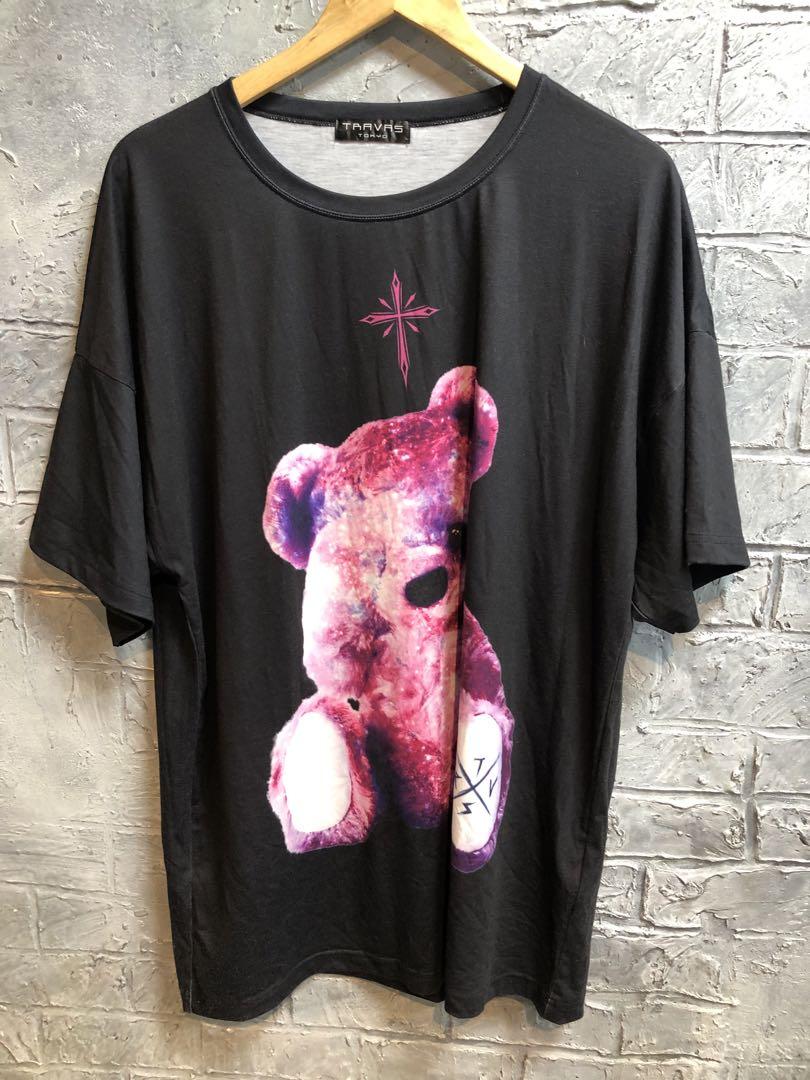 TRAVAS TOKYO クマ Tシャツ ピンク - メルカリ