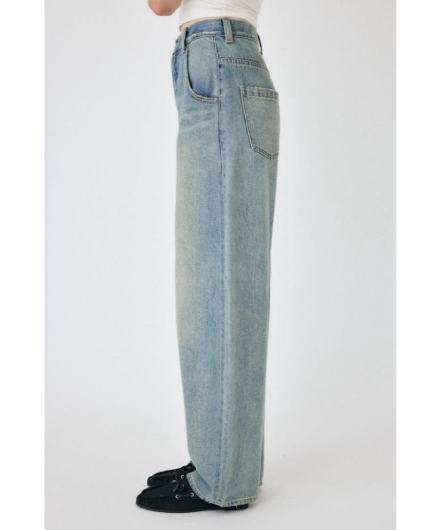 【MOUSSY】DROP WAIST CURVE STRAIGHT