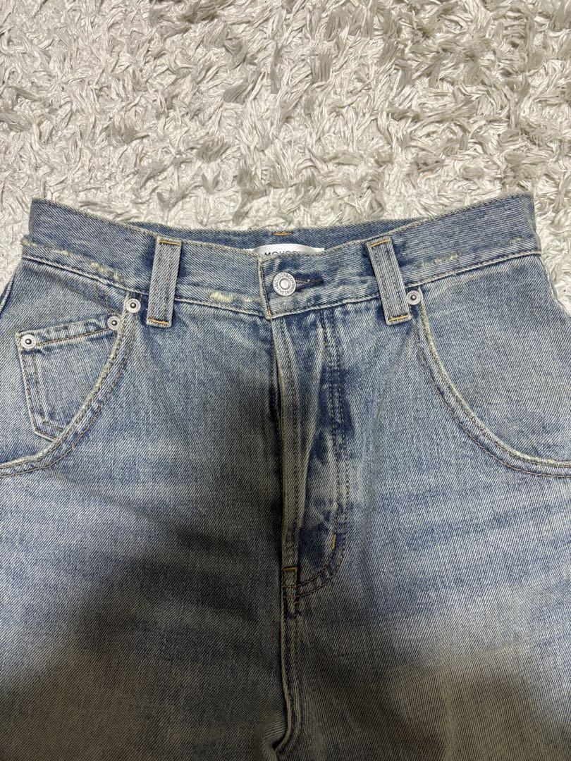 【MOUSSY】DROP WAIST CURVE STRAIGHT